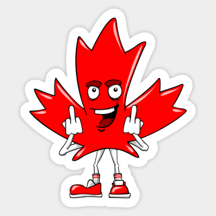 Maple Leaf Sticker